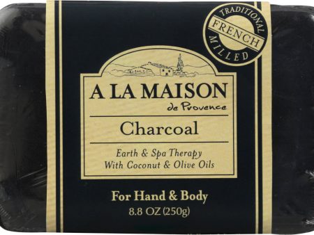 A LA MAISON: Soap Bar Earth Spa Charcoal, 8.8 oz For Cheap