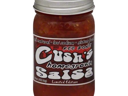 CUSHS: Red Zone Salsa, 16 oz For Cheap