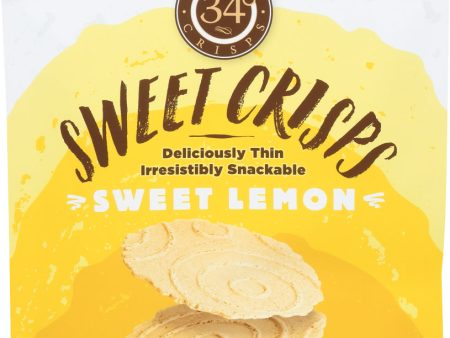 34 DEGREES: Sweet Lemon Crisps Bag, 4 oz For Sale