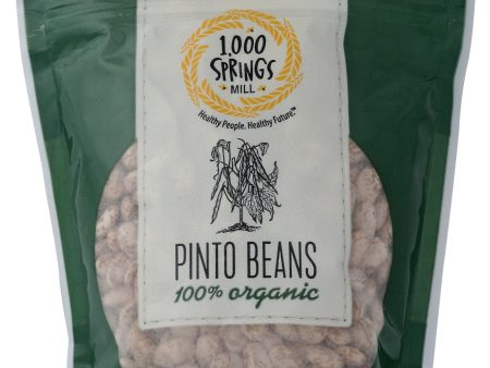 1000 SPRINGS MILL: Beans Pinto, 16 oz on Sale