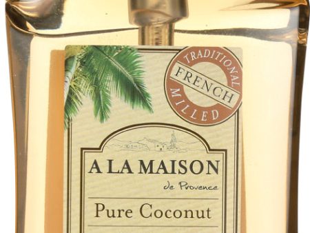 A LA MAISON DE PROVENCE: Hand & Body Liquid Soap Pure Coconut, 16.9 oz on Sale