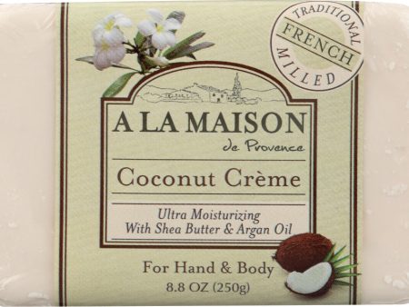 A LA MAISON DE PROVENCE: Hand & Body Bar Soap Coconut Cream, 8.8 oz Sale