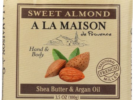 A LA MAISON DE PROVENCE: Sweet Almond Mini Soap Bar, 3.5 oz Online Sale