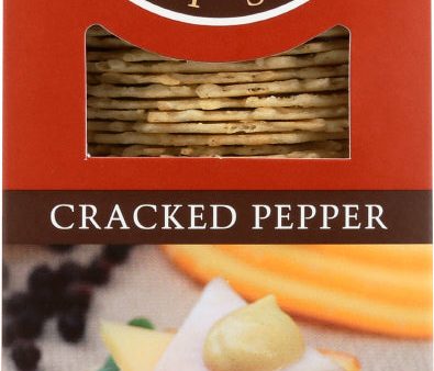 34 DEGREES: Cracked Pepper Crispbread, 4.5 oz on Sale