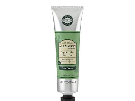 A LA MAISON: Peppermint Tea Tree Foot Cream, 5 fo Online