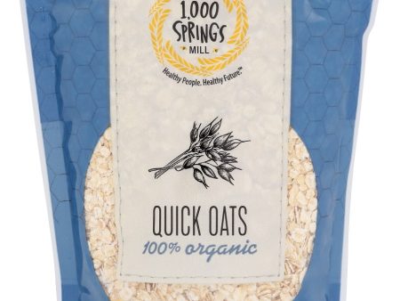 1000 SPRINGS MILL: Oats Quick Organic, 16 oz Online Hot Sale