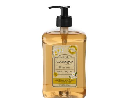 A LA MAISON: Plumeria Liquid Soap, 16.9 fo Supply