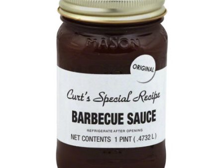 CURTS SALSA: Barbecue Sauce Original, 16 oz Hot on Sale