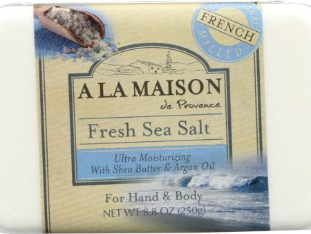 A LA MAISON: Fresh Sea Salt Bar Soap, 8.8 oz For Cheap