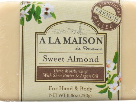 A LA MAISON: Sweet Almond Bar Soap, 8.8 oz Fashion