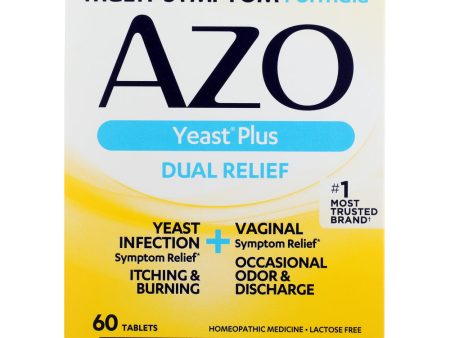 AZO: Yeast Tablets, 60 tb For Discount