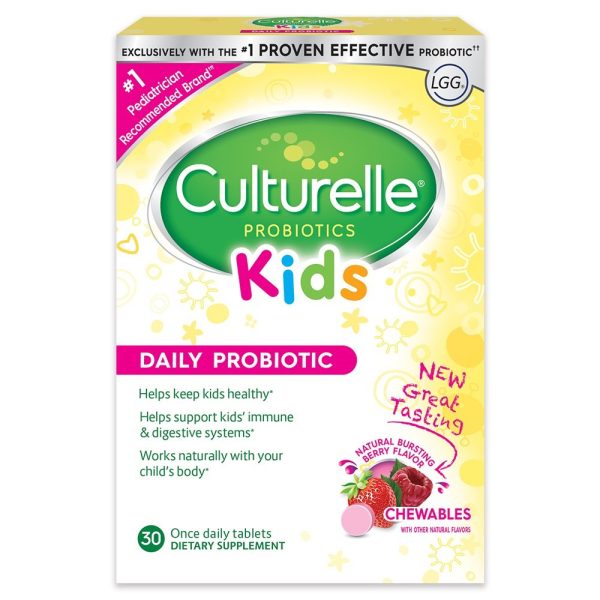 CULTURELLE: Kids Daily Probiotic Chewables, 30 pc Sale