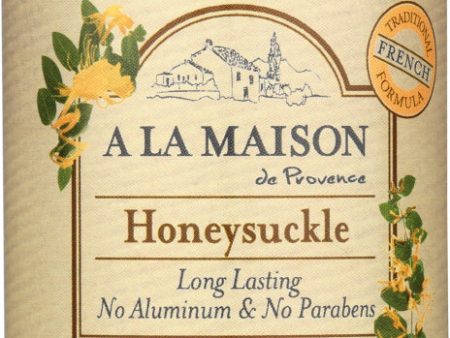 A LA MAISON DE PROVENCE: Deodorant Honeysuckle, 2.4 oz Supply