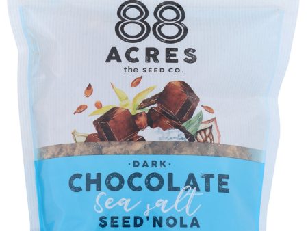 88 ACRES: Dark Chocolate Sea Salt Seed Nola, 10 oz Fashion