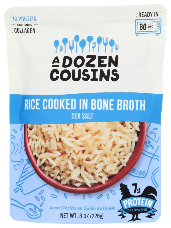 A DOZEN COUSINS: Rice Sea Salt Rte, 8 oz For Discount