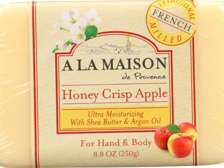 A LA MAISON DE PROVENCE: Honey Crisp Apple Bar Soap, 8.8 oz Online Hot Sale