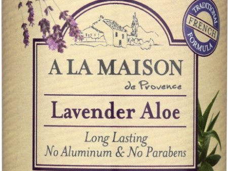 A LA MAISON DE PROVENCE: Deodorant Lavender Aloe, 2.4 oz Hot on Sale