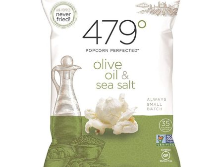 479 DEGREES: Olive Oil & Sea Salt  Popcorn, 0.5 oz Supply