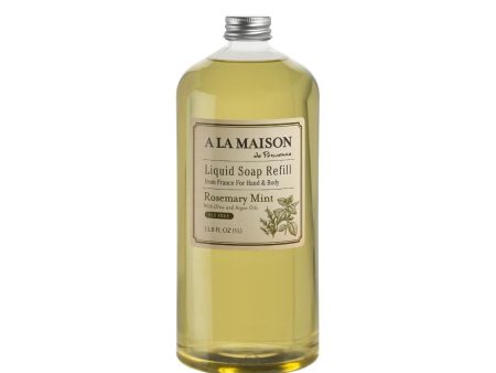 A LA MAISON: Rosemary Mint Soap Refill , 33.8 fo Cheap