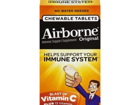 AIRBORNE: Immune Support Supplement Tablets Citrus, 32 pc Sale