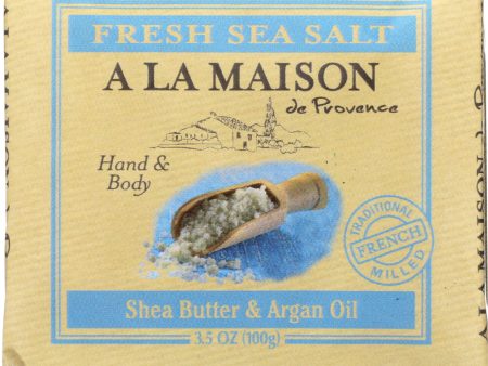 A LA MAISON DE PROVENCE: Fresh Sea Salt Mini Soap Bar, 3.5 oz For Sale