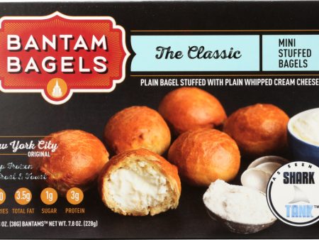 BANTAM BAGELS: Classic Mini Bagels, 7.8 oz For Discount