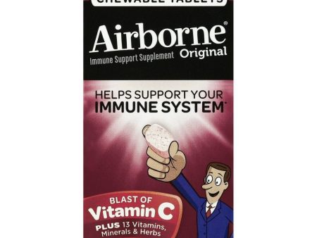 AIRBORNE: Immune Support Supplement Tablets Berry, 32 pc Cheap