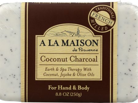 A LA MAISON: Soap Bar Earth Spa Coconut Charcoal, 8.8 oz on Sale