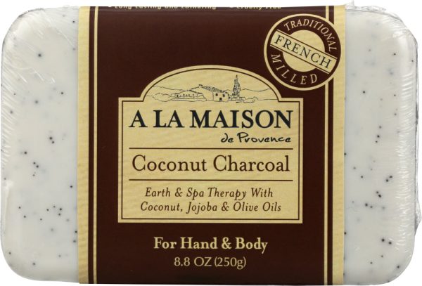 A LA MAISON: Soap Bar Earth Spa Coconut Charcoal, 8.8 oz on Sale