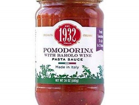 1932 BY MENU: Pomodorina with Barolo Wine Pasta Sauce, 24 oz Hot on Sale