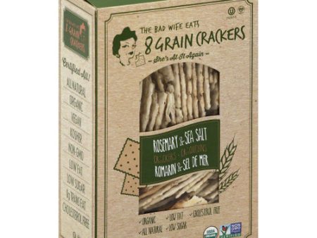 8GRAIN: Rosemary & Sea Salt Crackers, 5 oz Online