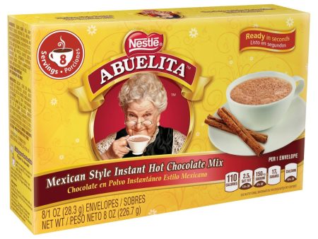 ABUELITA: Instant Hot Chocolate Mix 8-1oz, 8 oz Hot on Sale