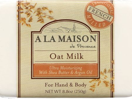 A LA MAISON: Bar Soap Oat Milk, 8 oz Sale