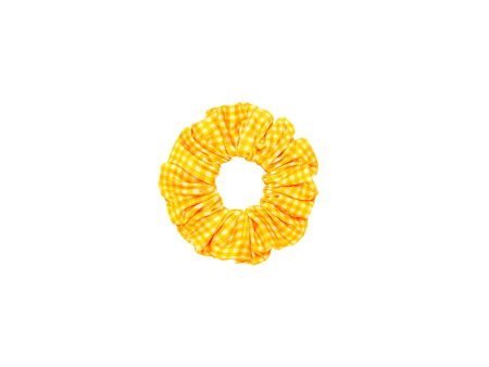 Scrunchie - Sunshine Gingham Online Hot Sale