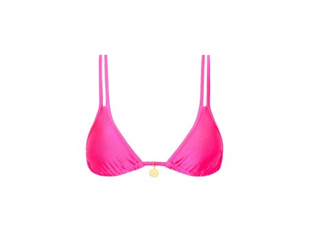 Twin Strap Bralette Bikini Top - Posh Pink Online