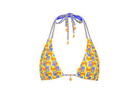 Halter Bralette Bikini Top - Sunburst Sale