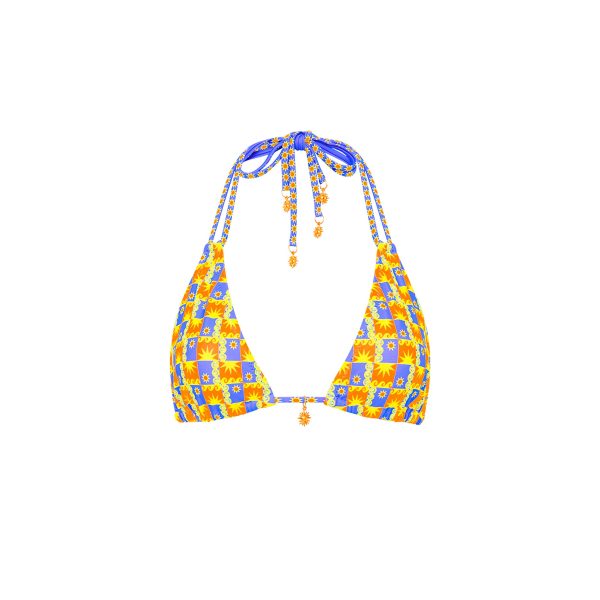 Halter Bralette Bikini Top - Sunburst Sale