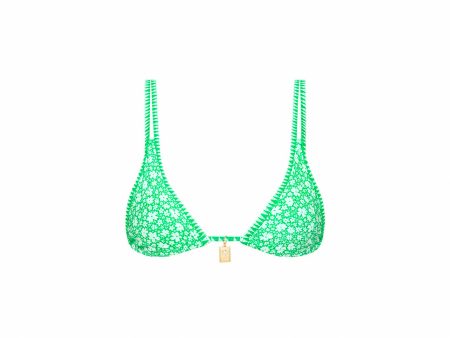 Twin Strap Bralette Bikini Top - Tequila Spritz on Sale