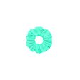 Scrunchie - Turquoise Mint Ribbed Sale