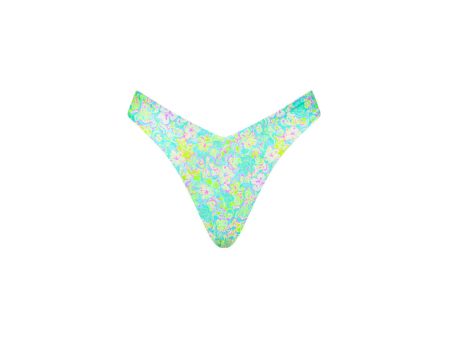 Y Cheeky Bikini Bottom - Hibiscus Fizz Cheap