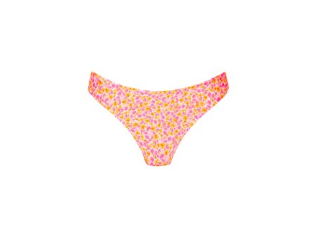 Vintage V Full Coverage Bikini Bottom - Sherbet Shimmer on Sale