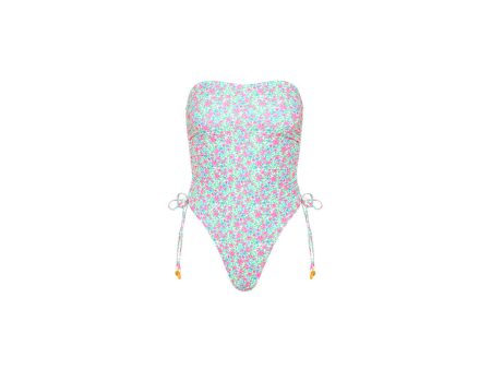 Ruched Bandeau One Piece - Sweet Pea For Cheap