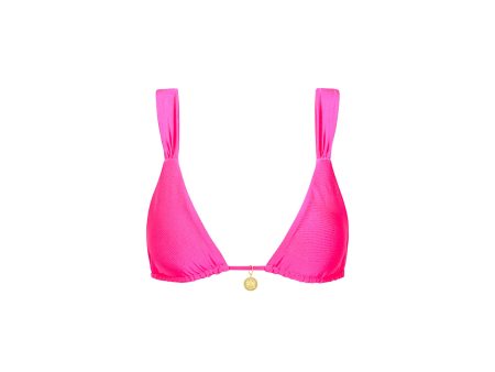 Slide Bralette Bikini Top - Posh Pink Cheap