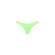 Minimal Full Coverage Bikini Bottom - Luau Lime Ribbed For Discount