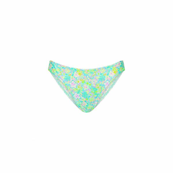 Vintage V Full Coverage Bikini Bottom - Hibiscus Fizz Online Sale