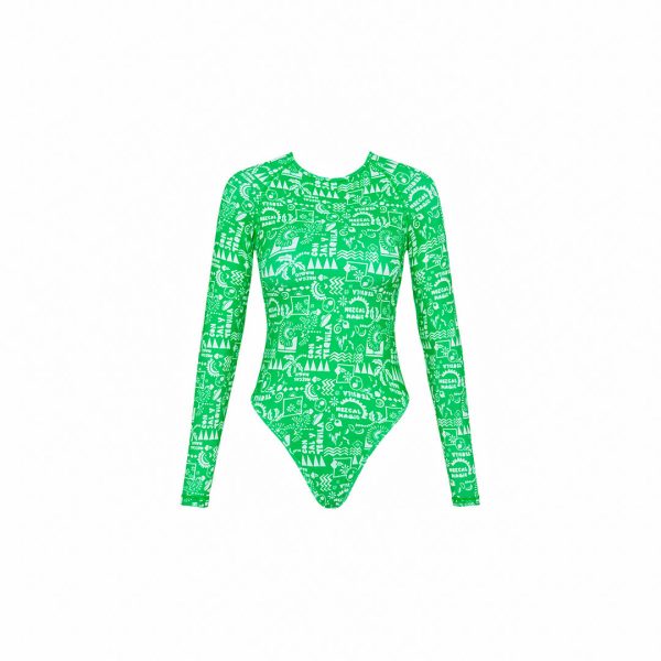 Long Sleeve Surf Suit - Sol Dia on Sale