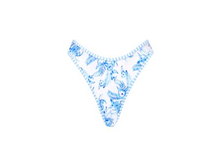 High Leg Thong Bikini Bottom - Vintage Paradise Online Hot Sale