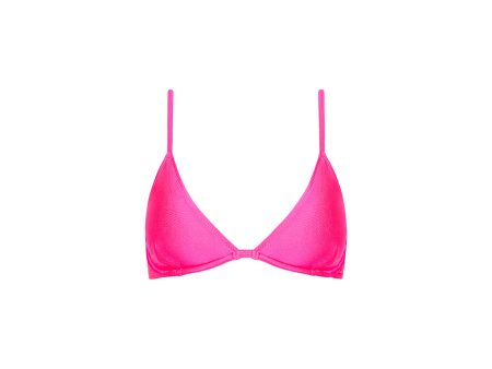 Underwire Triangle B-C Cup Bikini Top - Posh Pink Online