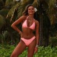 Vintage V Full Coverage Bikini Bottom - Sherbet Shimmer on Sale