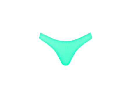 Vintage V Bikini Bottom - Turquoise Mint Ribbed Discount